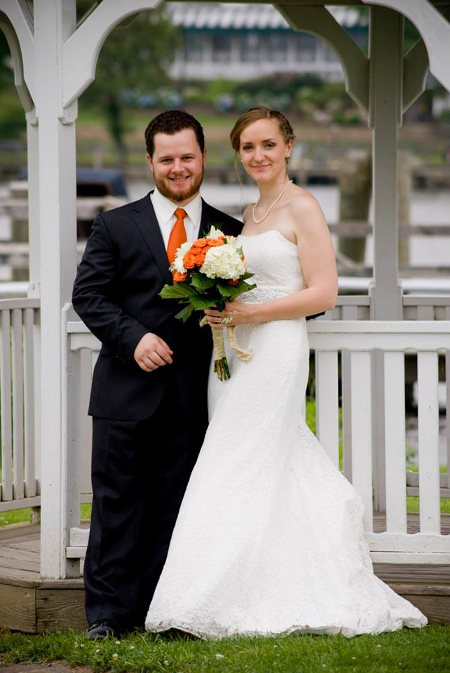 When we were brand-new Mr. and Mrs. - June 30, 2015 in Haddam, CT.